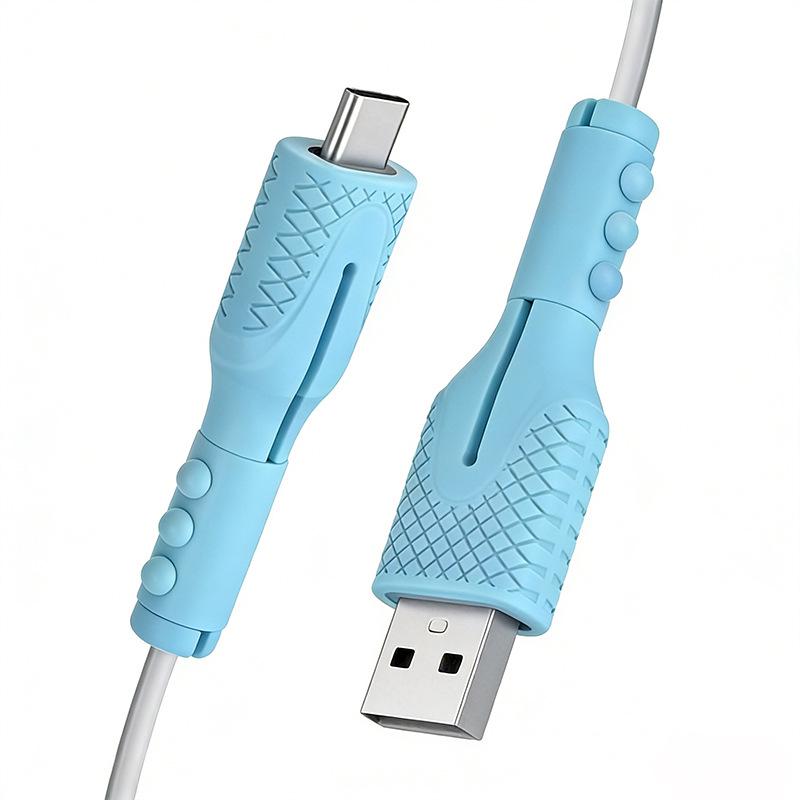 Magnetic Cable Protector & Organizer for Apple and Android Chargers - Anti-Bite & Anti-Break Design