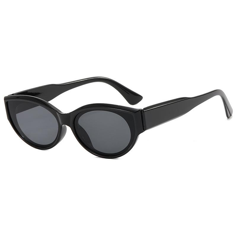 

New Women Cat Eye Sunglasses Vintage Oval Sun Glasses Elliptic Eyeglasses Female Shades Female Eyewear UV400