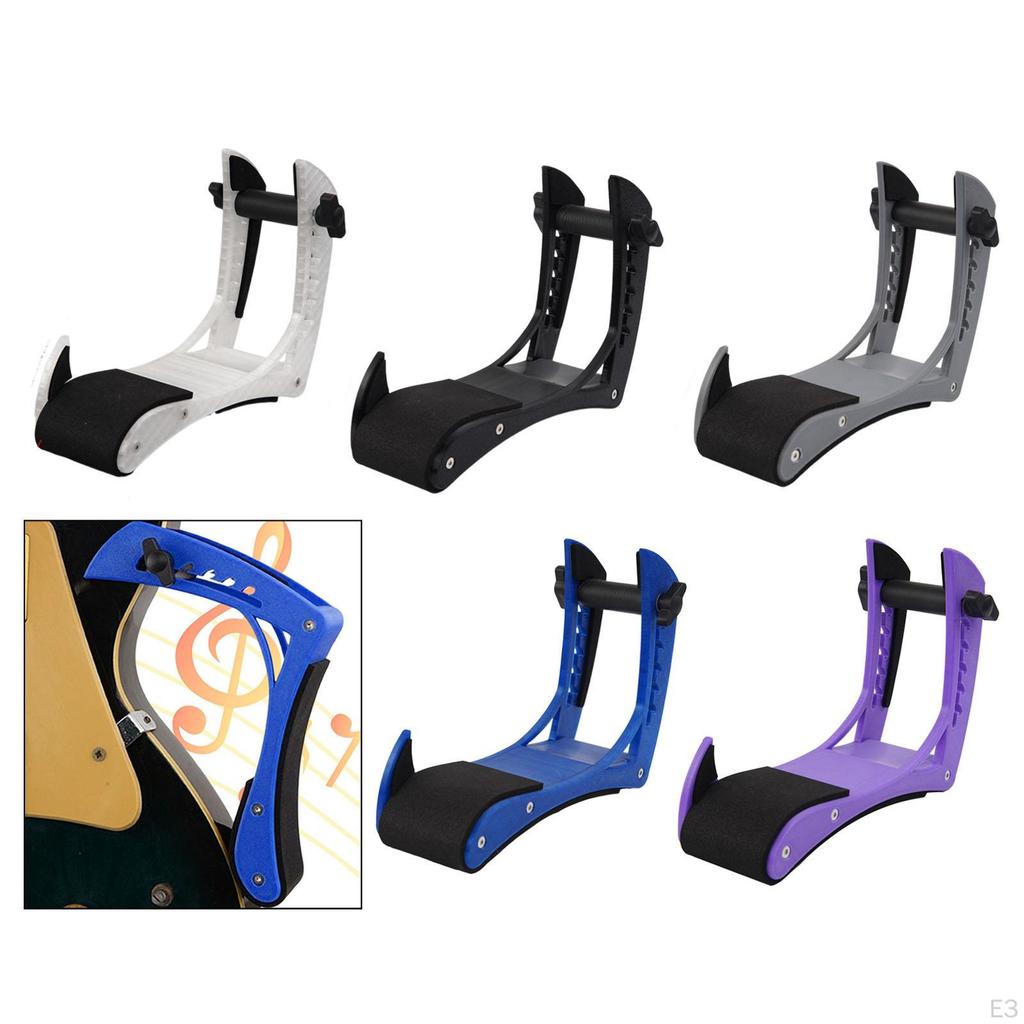 Electric Guitar Holder with Leg Support Bracket for Acoustic Instruments