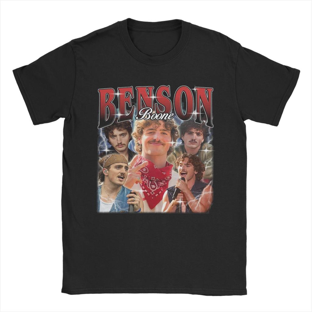 Mens TShirts One Hit Wonder Benson Boone Vintage Cotton Tee Shirt Short Sleeve T Shirt O Neck Clothing 4XL 5XL