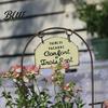 Metal Havekunst Belagt Kunstpæl Dekoration Blomsterpotte Buet Have Vintage Vejrbestandig Blomsterbed Dekorativ til Indendørs Udendørs Holdbar