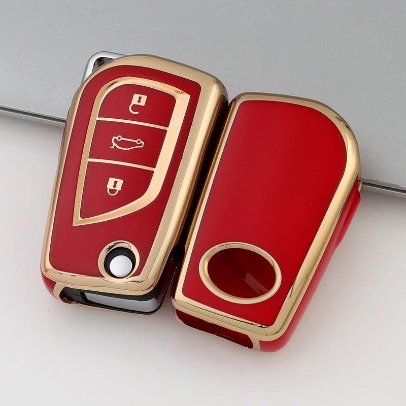 Tpu Car Key Case For Toyota Auris Corolla Avensis Verso Yaris Aygo Scion Tc Im Camry Rav4 Forturner Key Fob Auto Accessories