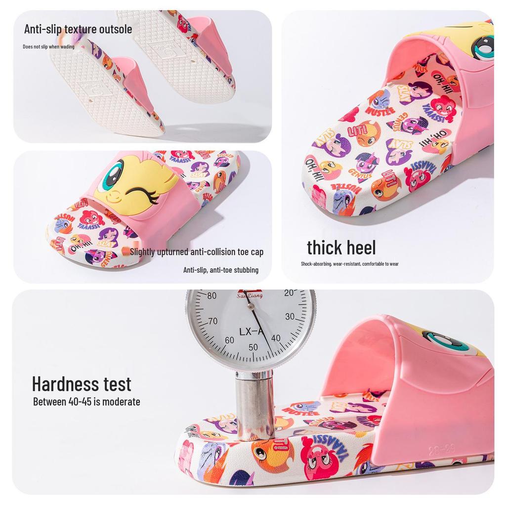 Sandalias de Verano Antideslizantes para Niños My Little Pony - Bonitas Pantuflas de Interior para Niñas