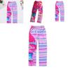 Trolls Girls Cartoon Print Long Pants With Polyester Fabric For Daily Playwear