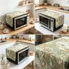 30x90cm Elegant Cotton Linen Microwave Dust Cover Dust Proof Decor Cloth