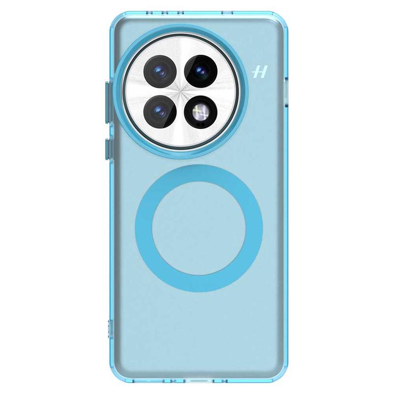 Transparent Case For OnePlus 13 Case OnePlus 13 Anti-knock Magnetic Adsorption Wireless Charge Back Cover For OnePlus 13 Case