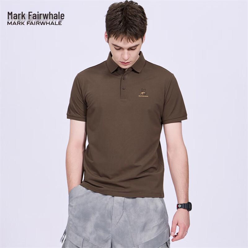 Mark Hua Fei Men s Embroidered Polo Shirt M