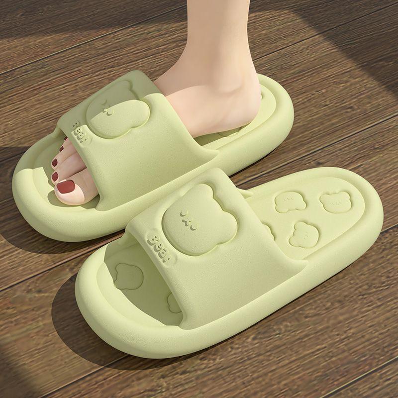 

Тапочки из ЭВА с нескользящей толстой подошвой: Удобные и дезодорирующие сандалии для использования родителями и детьми в помещении и на улице летом 32-33