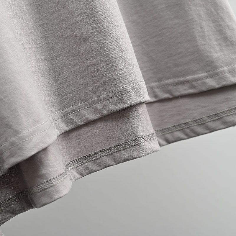 T-shirt Women Versatile Summer Casual Large Size Loose Round Neck Pullover Short-sleeved Tops