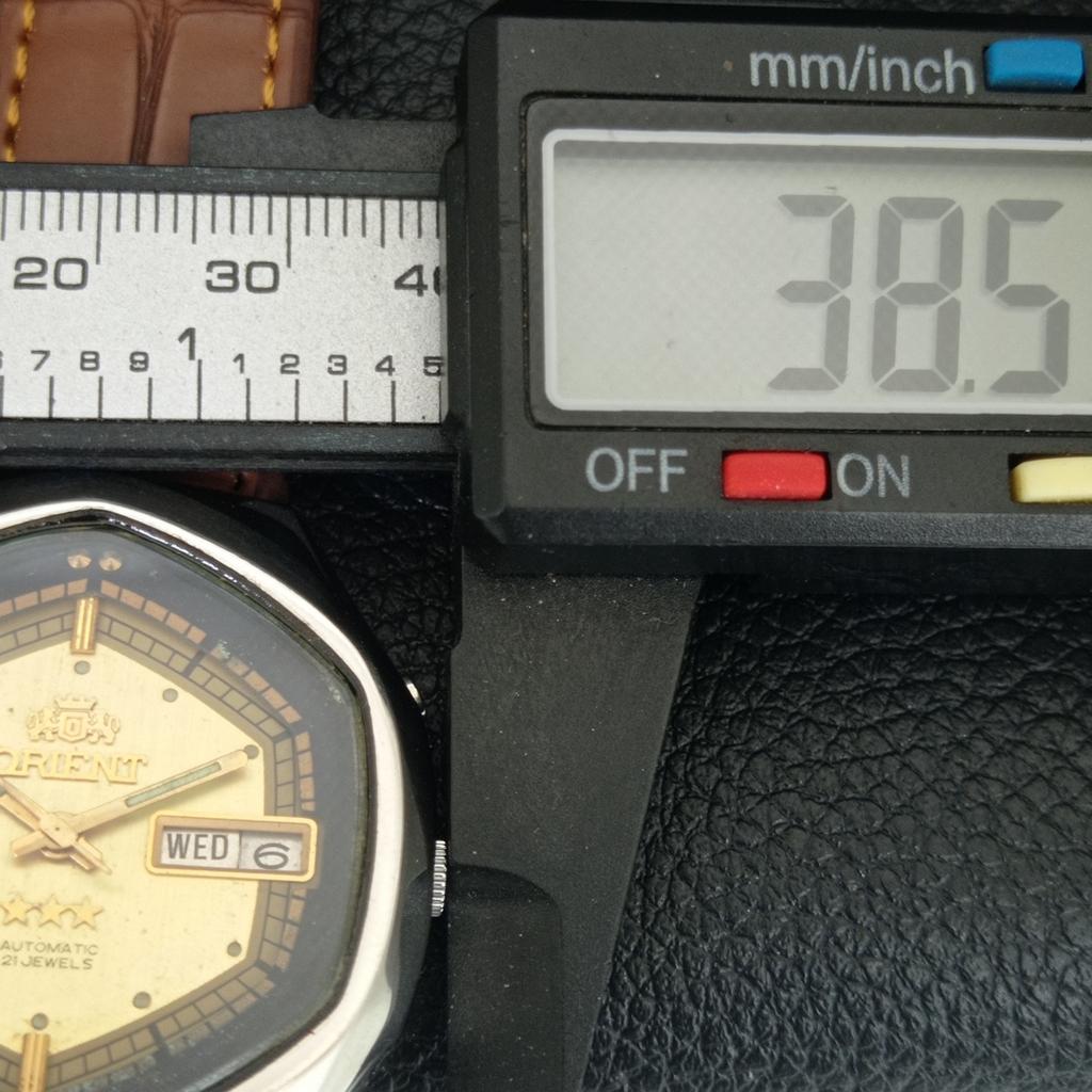 JAPAN VINTAGE ORIENT AUTOMATIC 46941 MENS ORIGINAL DIAL WATCH A705001-1