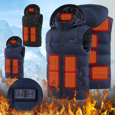 Veste Chauffante à Contrôle Récemment Amélioré Manteau Chauffant Électrique Intelligent à Température Constante