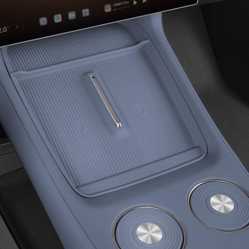 For Xiaomi YU7 2025 2026 Central Control Wireless Charging Silicone Pad Water Cup Pad Storage Pad Accessories