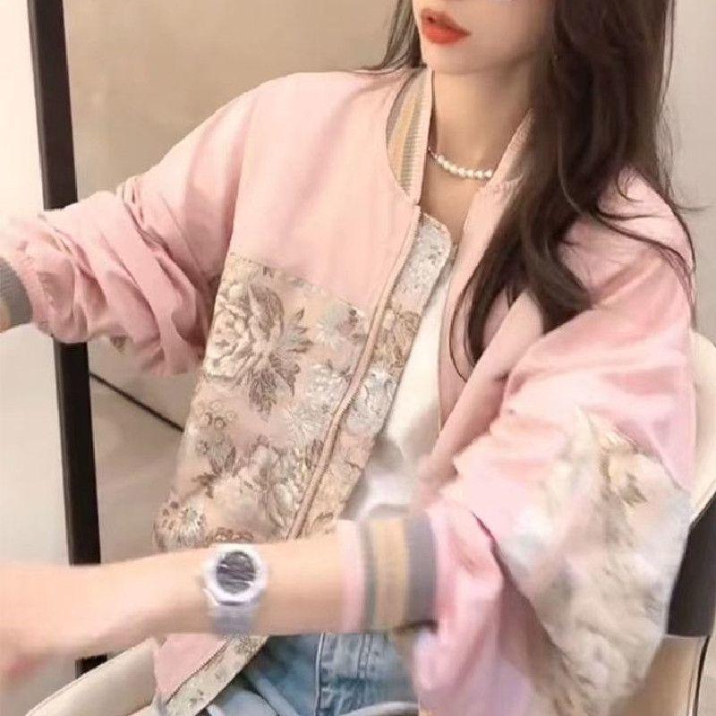 Ретро Американская Уличная Дерзкая Весенне-Осенняя Стройнящая Повседневная Куртка S