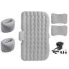 Portable Air Inflatable Car Travel Bed Mat Flocked Sedan Rear Seat Inflatable Travel Mattress Outdoor Camping Mat Car