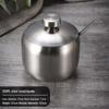 Stainless Steel Seasoning Jar with Spoon