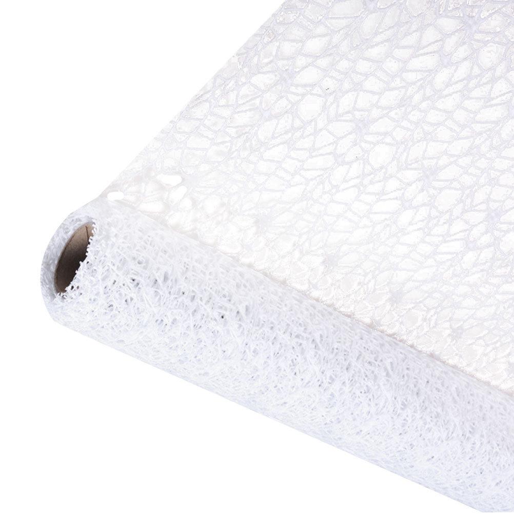Roll Jacquard Net Yarn Gauze Bright Color DIY Wedding Baby Shower Curtain Backdrop Gift Wrap School Craft Decoration
