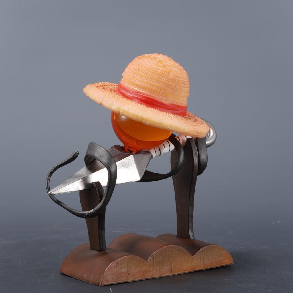 One Piece RoronoThe Beginning of a Dream Straw hat Zoro Luffy Home decor items Freedom Mini Co-branded PVC Mode Toys Gifts