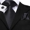 280 Styles Silk Mens Tie Pocket Square Hankerchief Cufflinks Wedding Set Prom