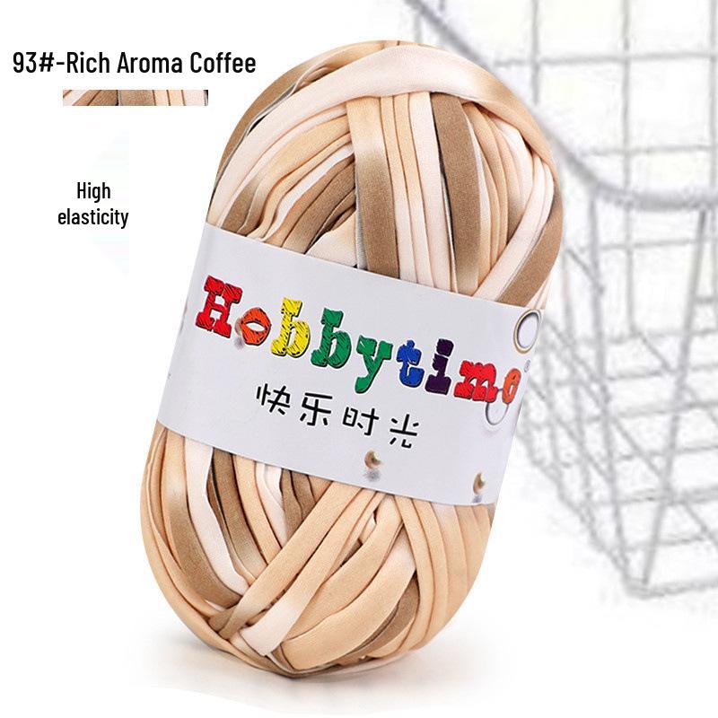 Cloth Strip Yarn DIY Crochet Kit: Handmade Bag, Knitting Material for Cushions, Carpets, and Dolls
