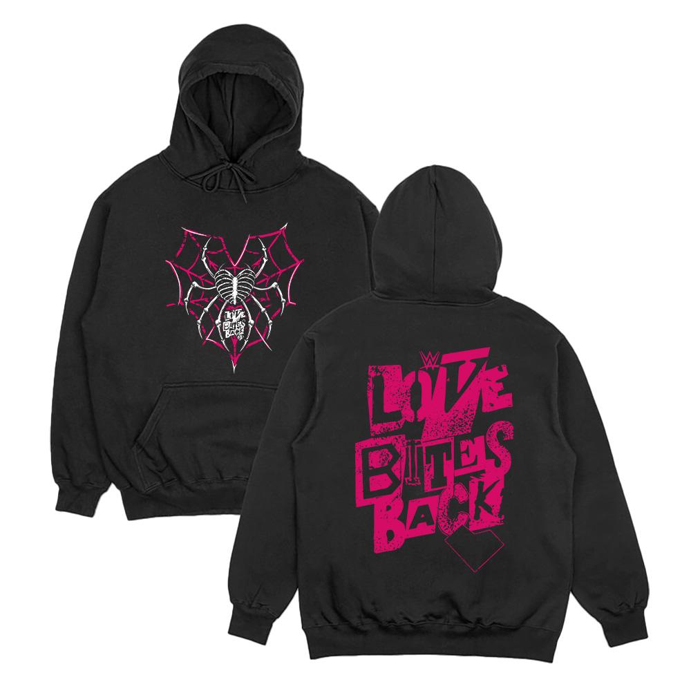 AJ Lee Love Bites Hoodies Vintage High Street Streetwear Women Men Long Sleeve Pullovers Outdoor Sports Y2K Clothing