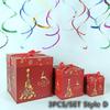 3PCS/SET Christmas Decoration Gift Box Christmas Decoration Articles Paper Gift Box Christmas Tree Gift Box