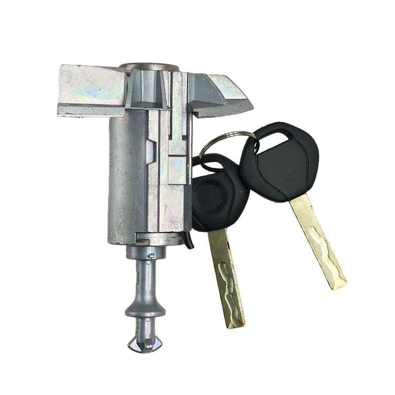 51217035421 Left Driver Car Door Lock Cylinder Barrel With 2 Keys For BMW X5 E53 2000 2001 2002 2003 2004 2005 2006