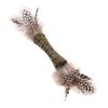 Interactive Feather Cat Teaser Toy with Dental Chew