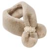 Women's Fur Collar Polyester Fiber Pearl Buckle Cross Thickening Imitation Fur Rex All-match Scarf