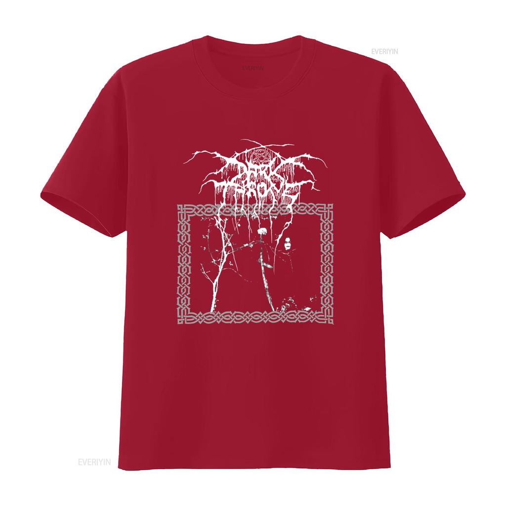 1993 DARKTHRONE TAAKEFERD 90s Vintage Death Metal T Shirt Rare Size XL vintage Washed streetwear graphic Unisex Breathable