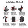 Car Cup Holder Expander with Cell Phone Mount 360 Rotation Cup Holder Expander Smartphone Mount Auto Interior Accessories