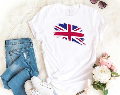 Maglietta con Bandiera Union Jack o maglietta per bambini - T-shirt Orgoglio Britannico