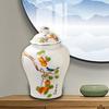 Ceramic Ginger Jar Porcelain Temple Flower Vase Food Storage for Kitchen Decor