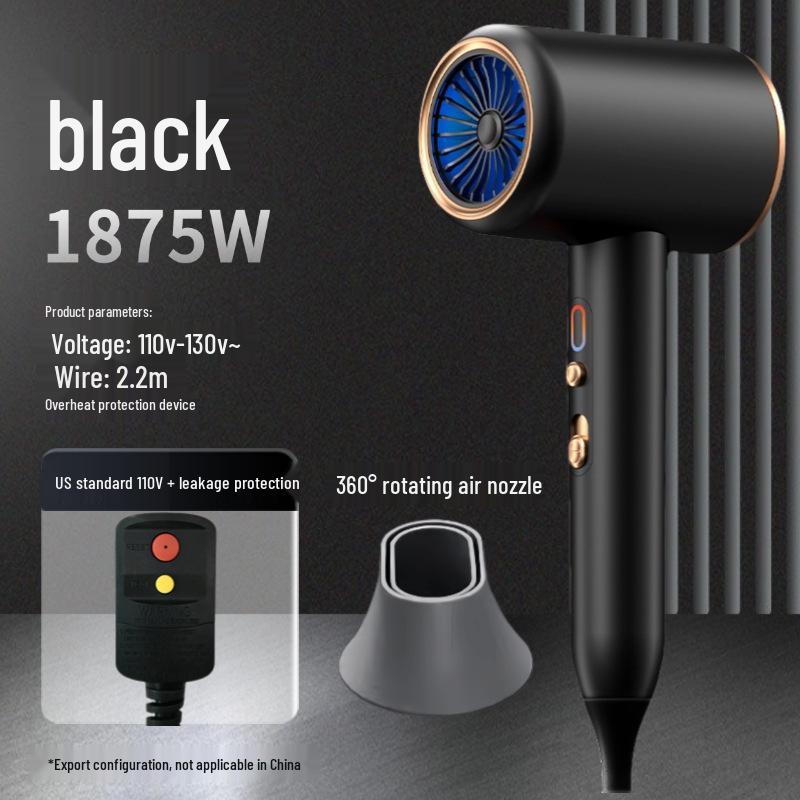High-Power Cross-Border Salon Hair Dryer with Negative Ion Technology for Hair Care.