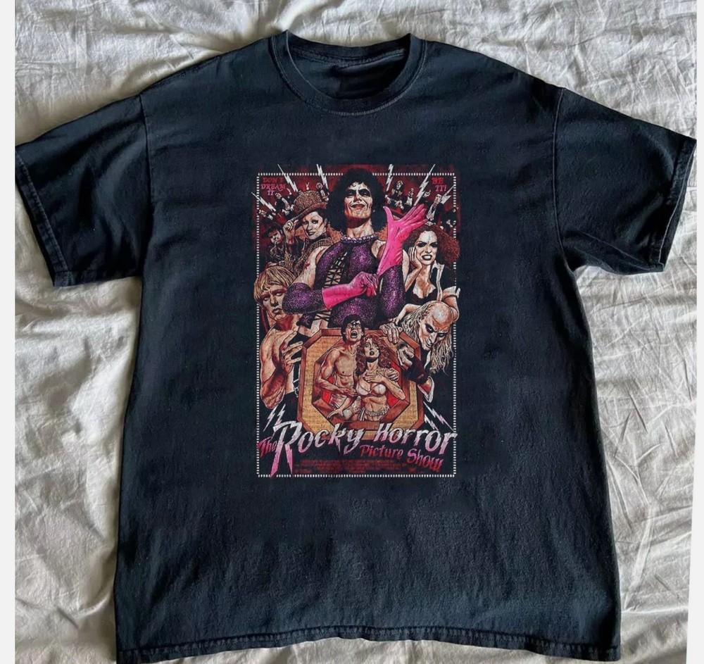 The Rocky Horror Picture Show Halloween Unisex Black T-shirt Size S-5XL Unisex T-Shirt S