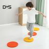 Balance Board with 5 Balls Wheels Handle Heavy Duty Portable Maze Wobble Board Toddler Sensory Balance Training Rocker Board Kids Physical Therapy Toy