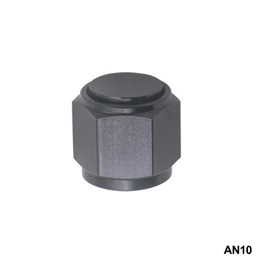 AN4 AN6 AN8 AN10 AN12 Female Flare Cap Block Off Fitting Plug Aluminum Swivel Hex Head Nut Port Adapter for Fuel Oil Line