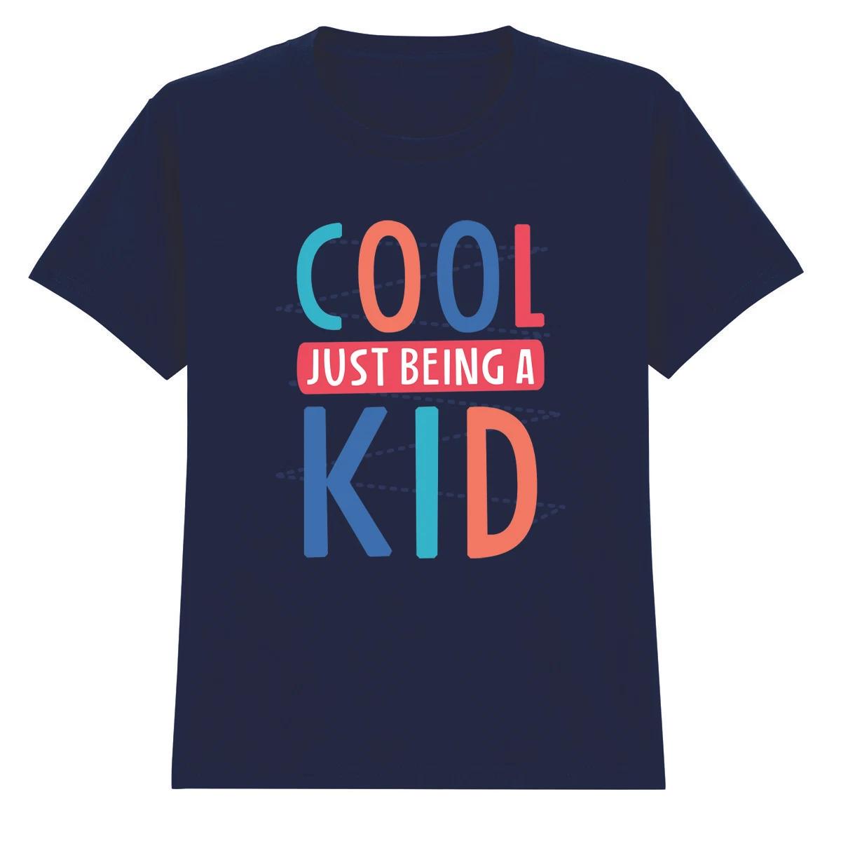 Cool Just Being A Kid Kids T-Shirt Graphic Tee Unisex 150