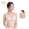 U-shaped Back Underwear Lace Hollow Triangular Cup Underwear Deep V Gathering Bra Sexy Sweet Thin Breathable Women's Bra