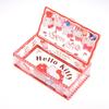 Hello Kitty Storage Box Cute Acrylic Flip Desktop Storage Box Dust-Proof Ornaments Removable Home Decora