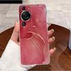 For Huawei P60 Pro Casing Transparent Ultra-thin Clear TPU Silicone Soft Phone Case Luxury Cute Love Rabbit Funny Pattern Cover