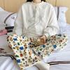 Cartoon Animal Flannel Pajamas Women’s Autumn/Winter Coral Fleece Warm Pants