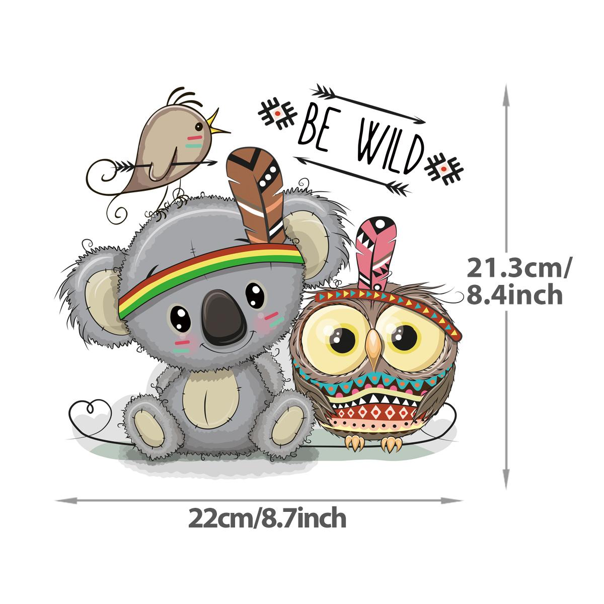 

Термальные нашивки, одежда для кукол, одежда, полоски, теплопередающие наклейки, украшения, сделай сам, железные наклейки, бесплатные животные