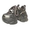 Moda 8CM Zimowe Damskie Grube Ciepłe Futrzane Sneakersy Wysoka Platforma Sportowe Buty Taty Kobieta Błyszcząca Skóra Casual Śniegowce Zapatillas Mujer