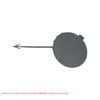 ESC Auto Parts ESP703 Front Bumper Tow Bar Eye Cover XS5117A989BE for Ford Ka MK1 Fast Shipment Free Shipment Ship From Turkey