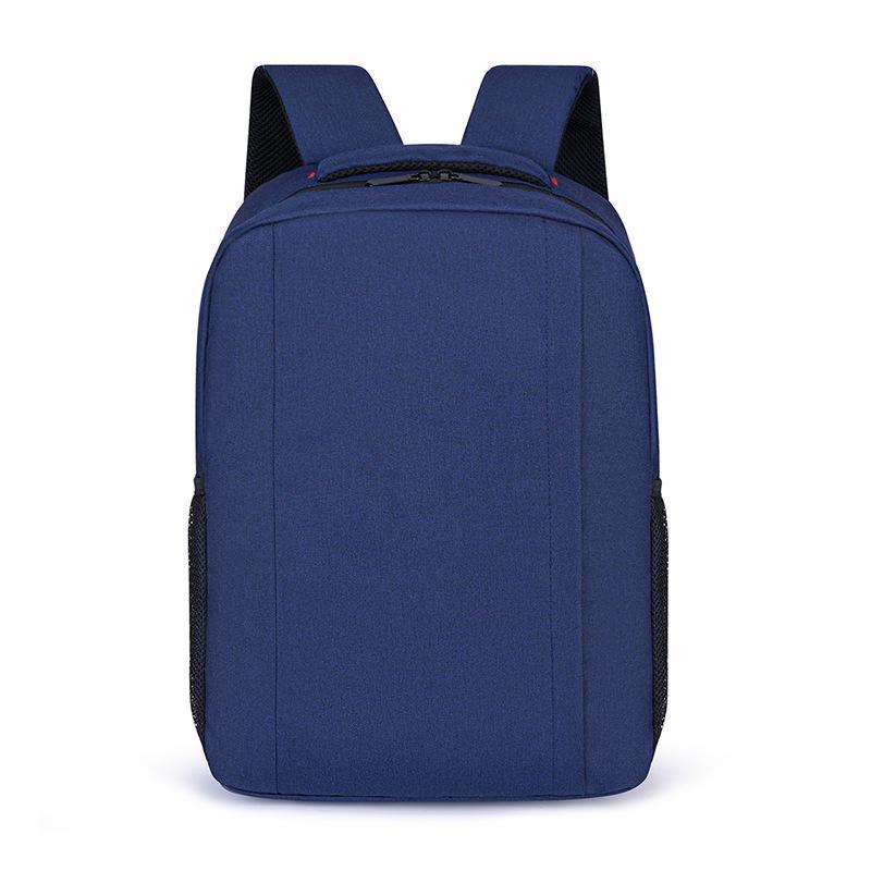 Men's Stylish Solid Color Business Backpack - Large Capacity, High-End Commuter Design