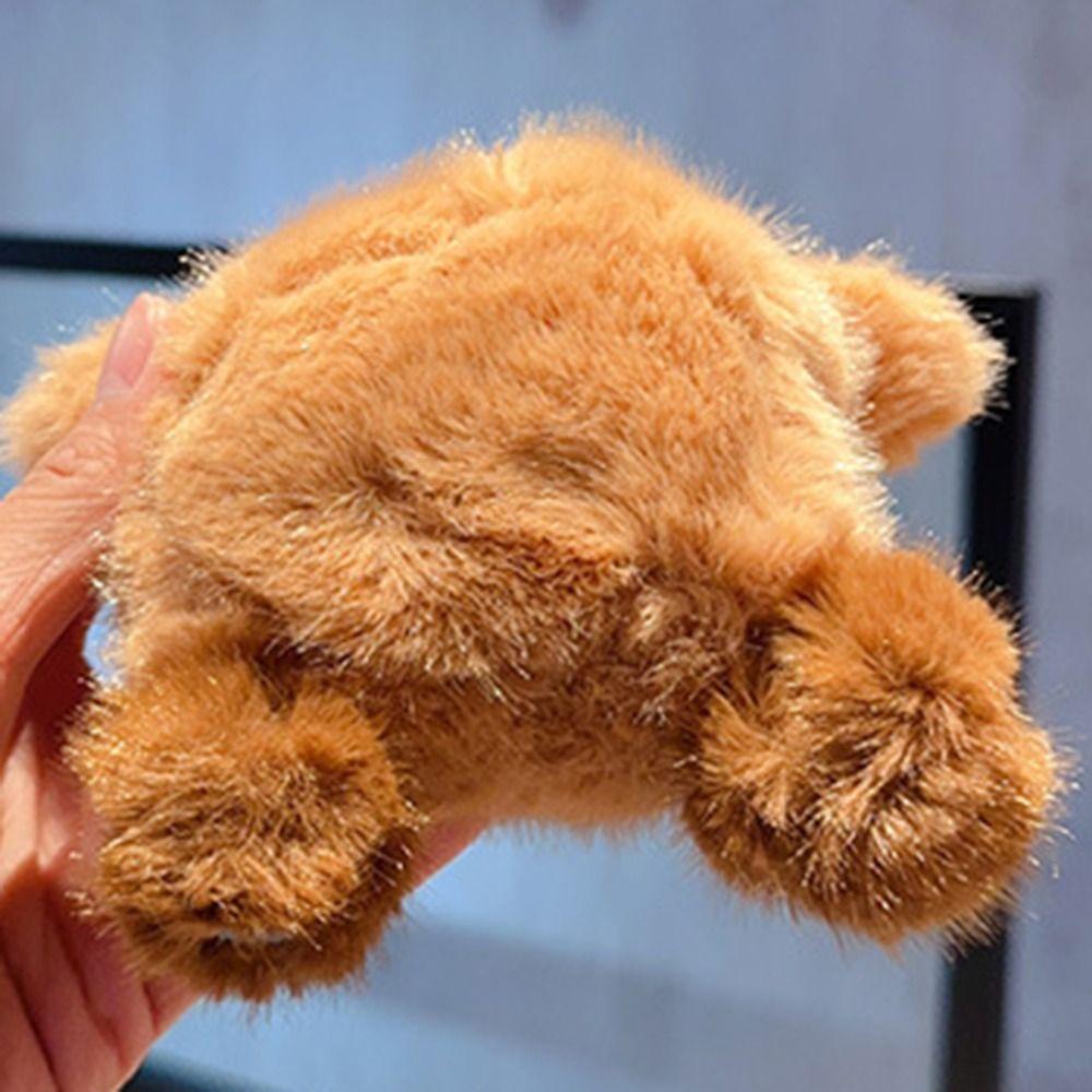 Cartoon Animal Aromatherapy Plush Dolls Pendant Capibara Car Key Ring  Hanging Ornaments