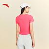 Anta Women's Slim Fit Knit Short Sleeve T-Shirt