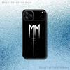 M-Marilyn M-Manson Phone Case For iPhone 17,16,15,14,13,12,11,Pro Max,XSX,,XR,SE,Mini,8,7,Soft Silicone Black Cover