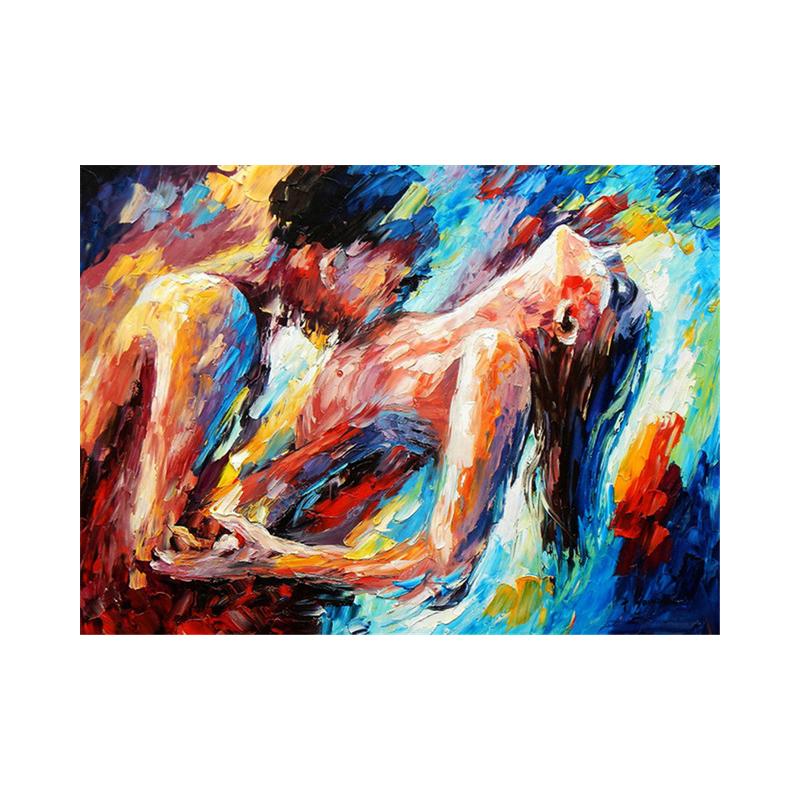 Abstract Passion Sexy Canvas Painting Modern Naked Woman and Man Posters and Prints Wall Art Pictures for Living Room Home Decor