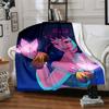 1pc KPop Demon Hunters ZOEY3 Blanket, Gift, for Men and Women, Soft Blanket, Good for Sofa Bed Couch Travel, Lightweight Flannel Blanket